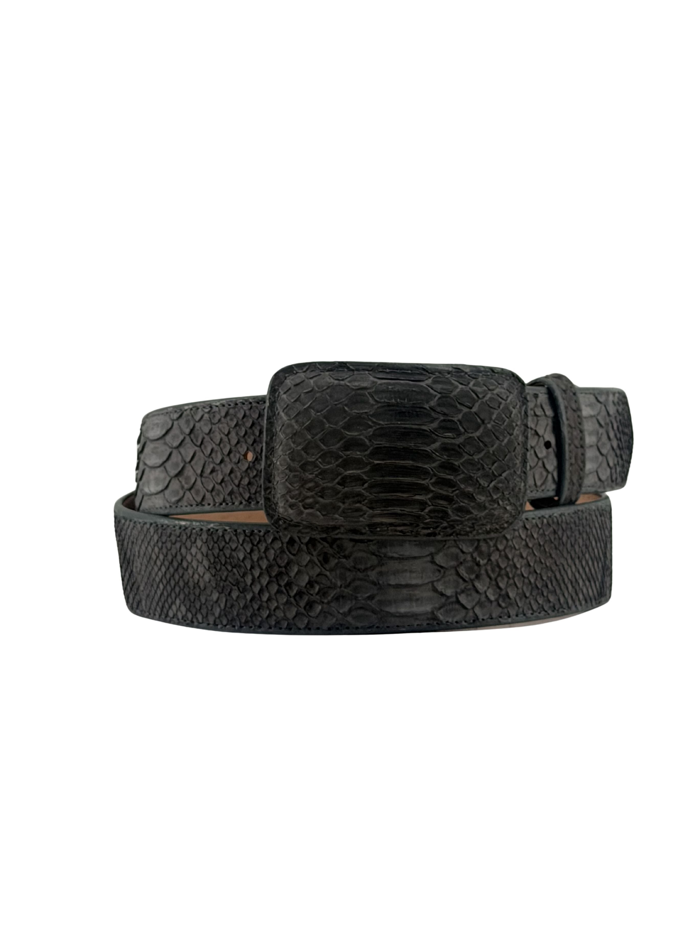 Tommy Exotic Python Cowboy Belt
