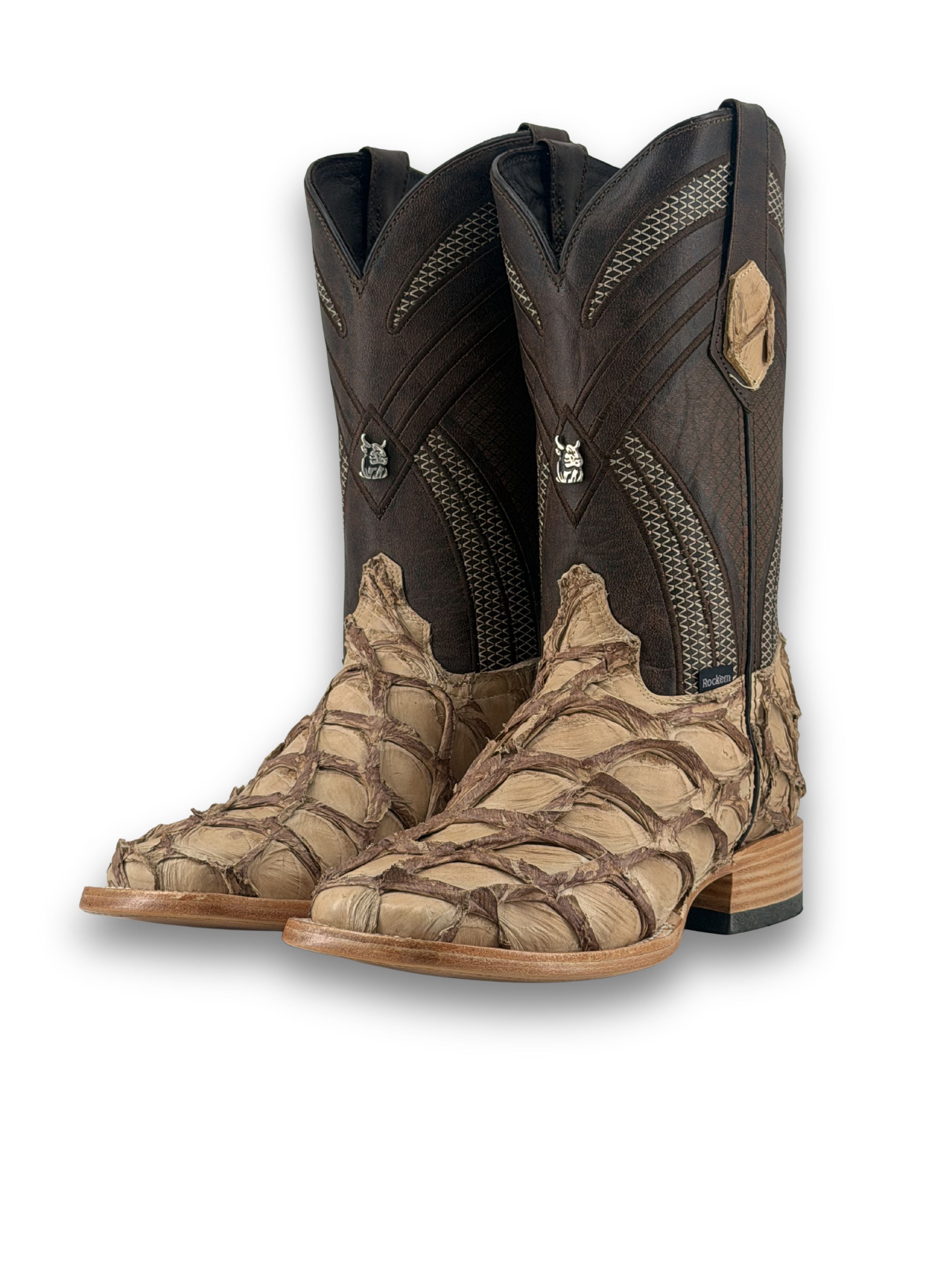 Monroe Pirarucu Square Toe Cowboy Boot
