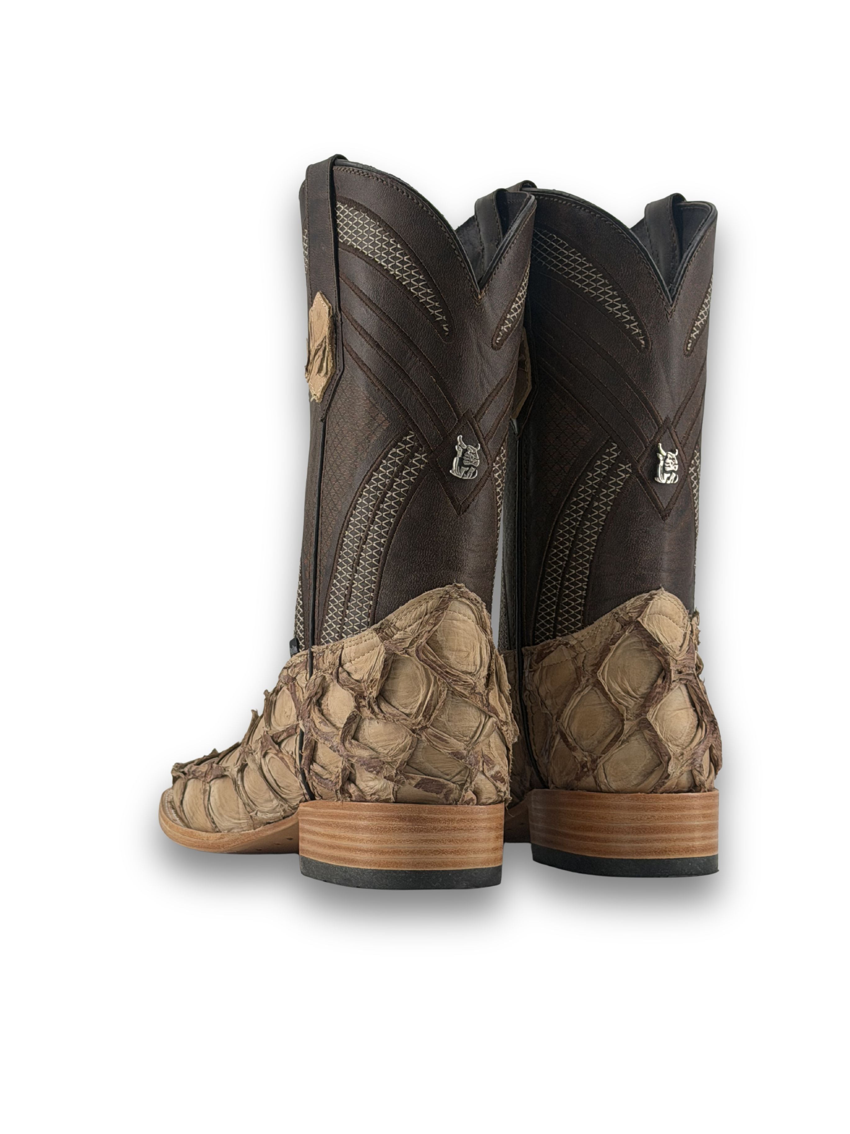 Monroe Pirarucu Square Toe Cowboy Boot