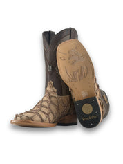 Monroe Pirarucu Square Toe Cowboy Boot