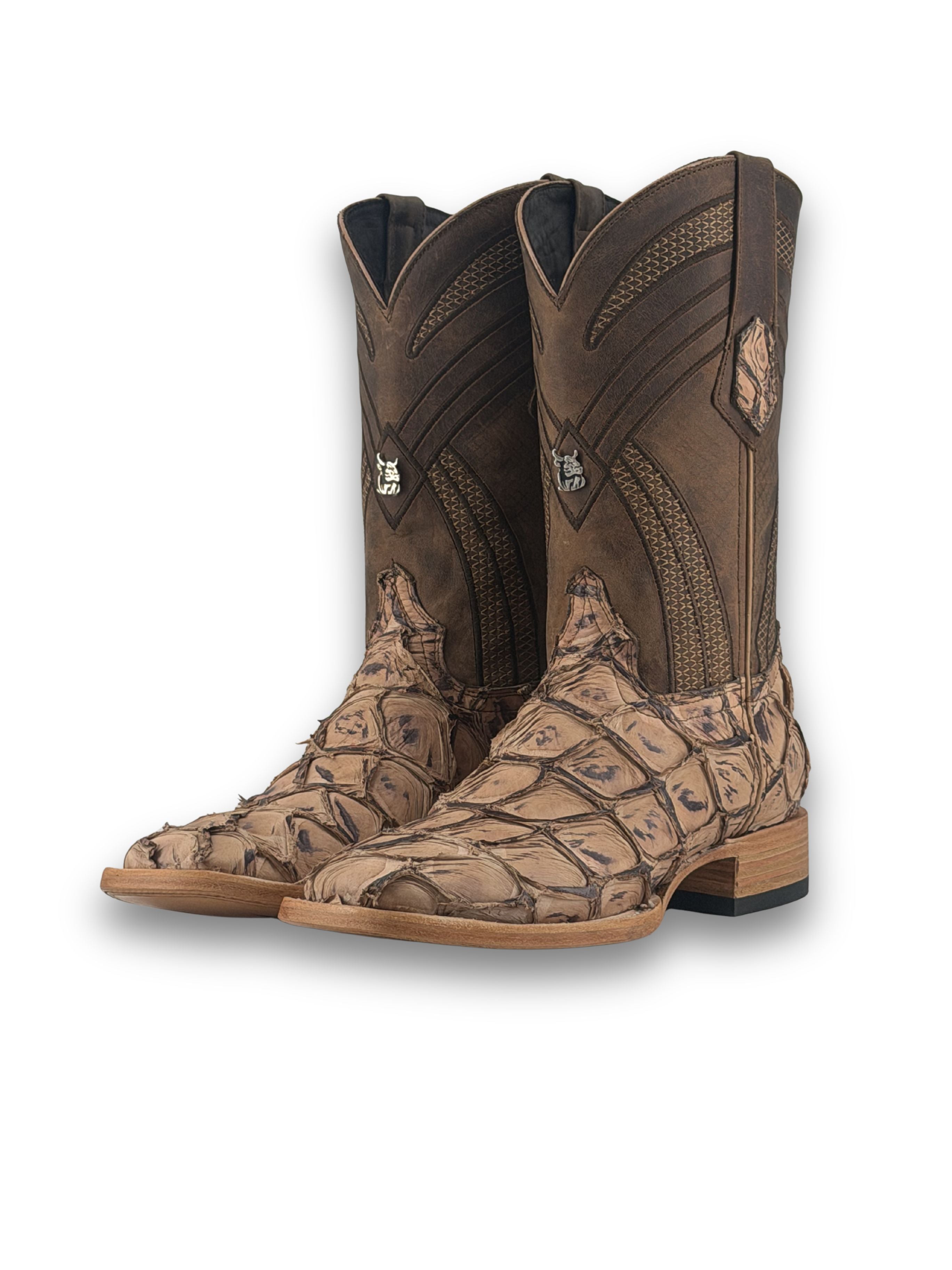 Monroe Pirarucu Square Toe Cowboy Boot