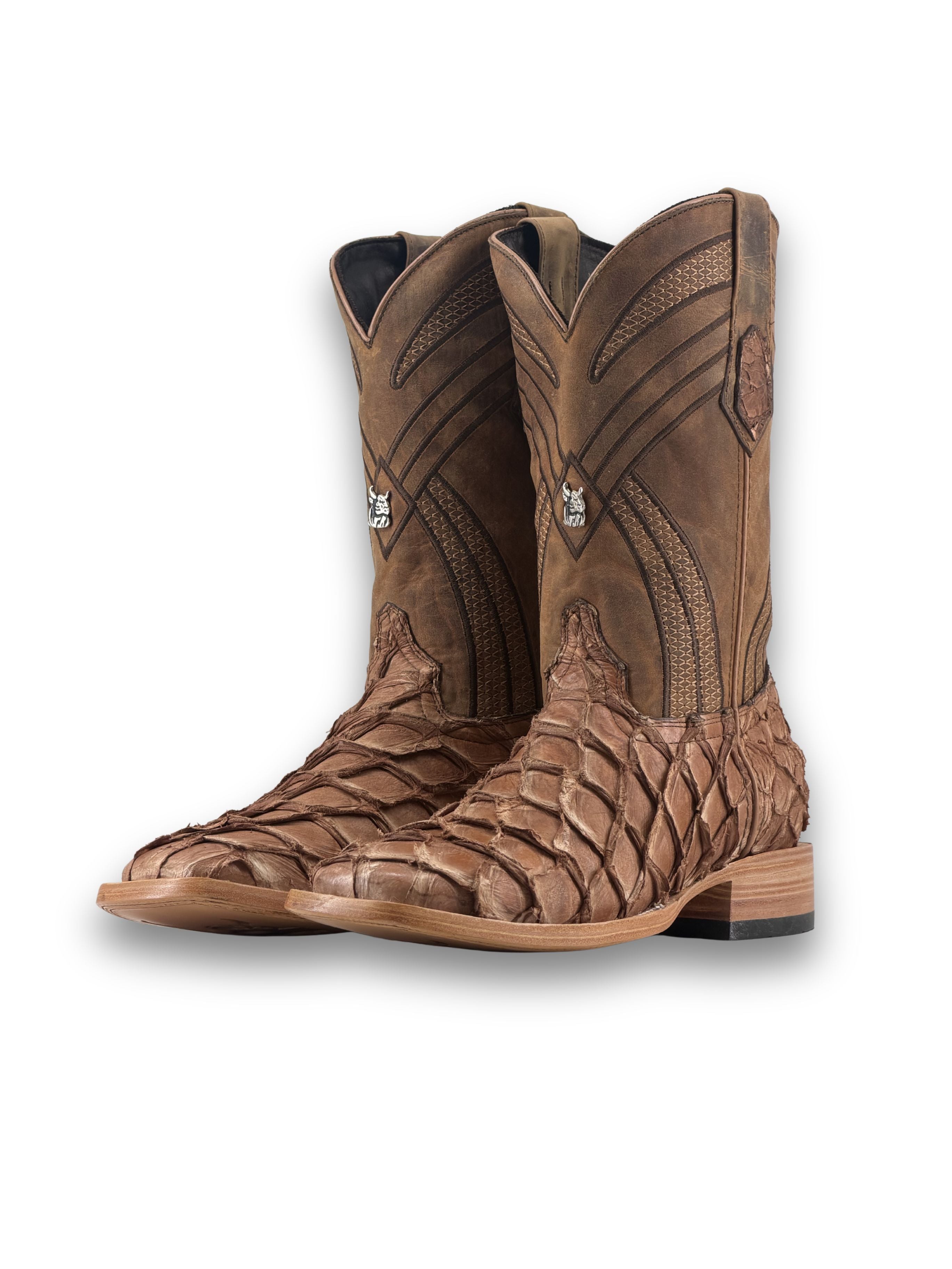 Monroe Pirarucu Square Toe Cowboy Boot