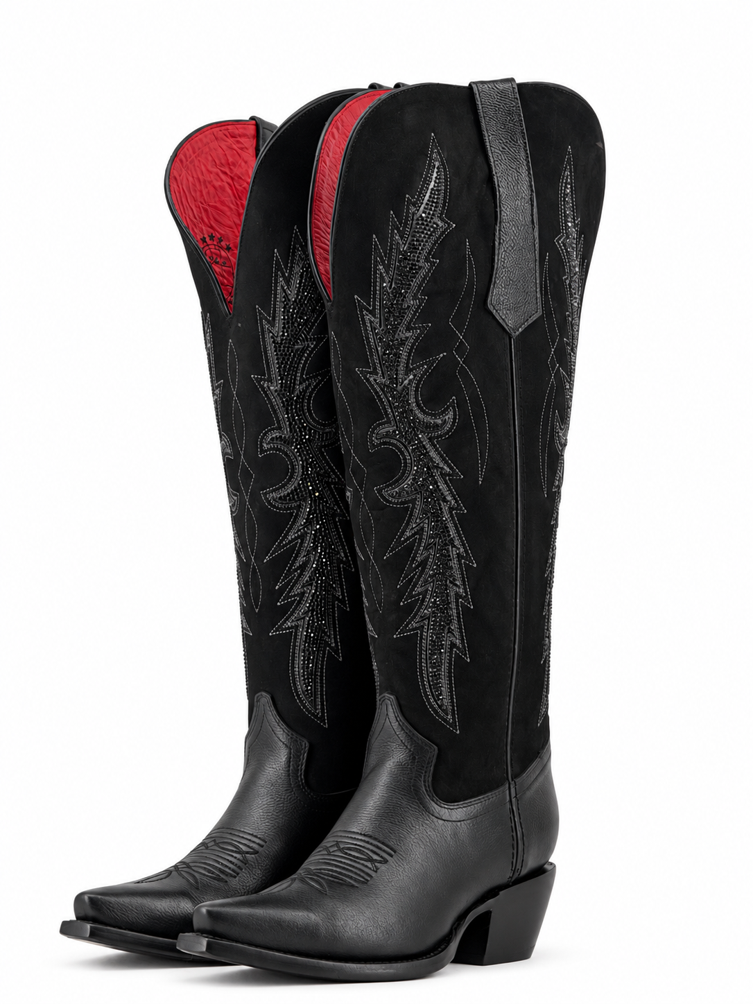 Marisol Tall Wide Calf Snip Toe Cowgirl Boot