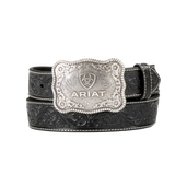 Ariat Buckle & Leather Floral Tooled Belt