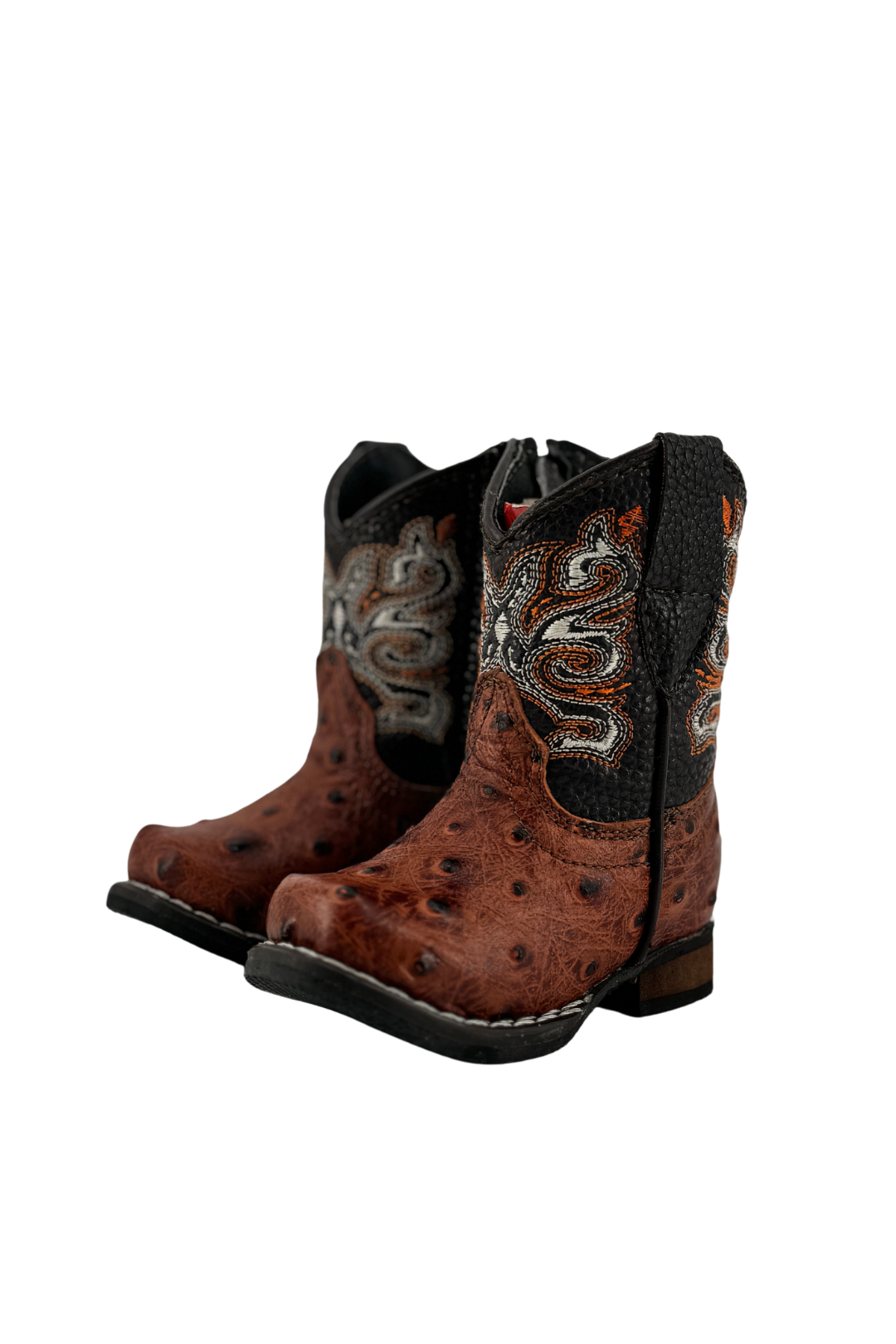 Baby Rodeo Ostrich Cowboy Boots