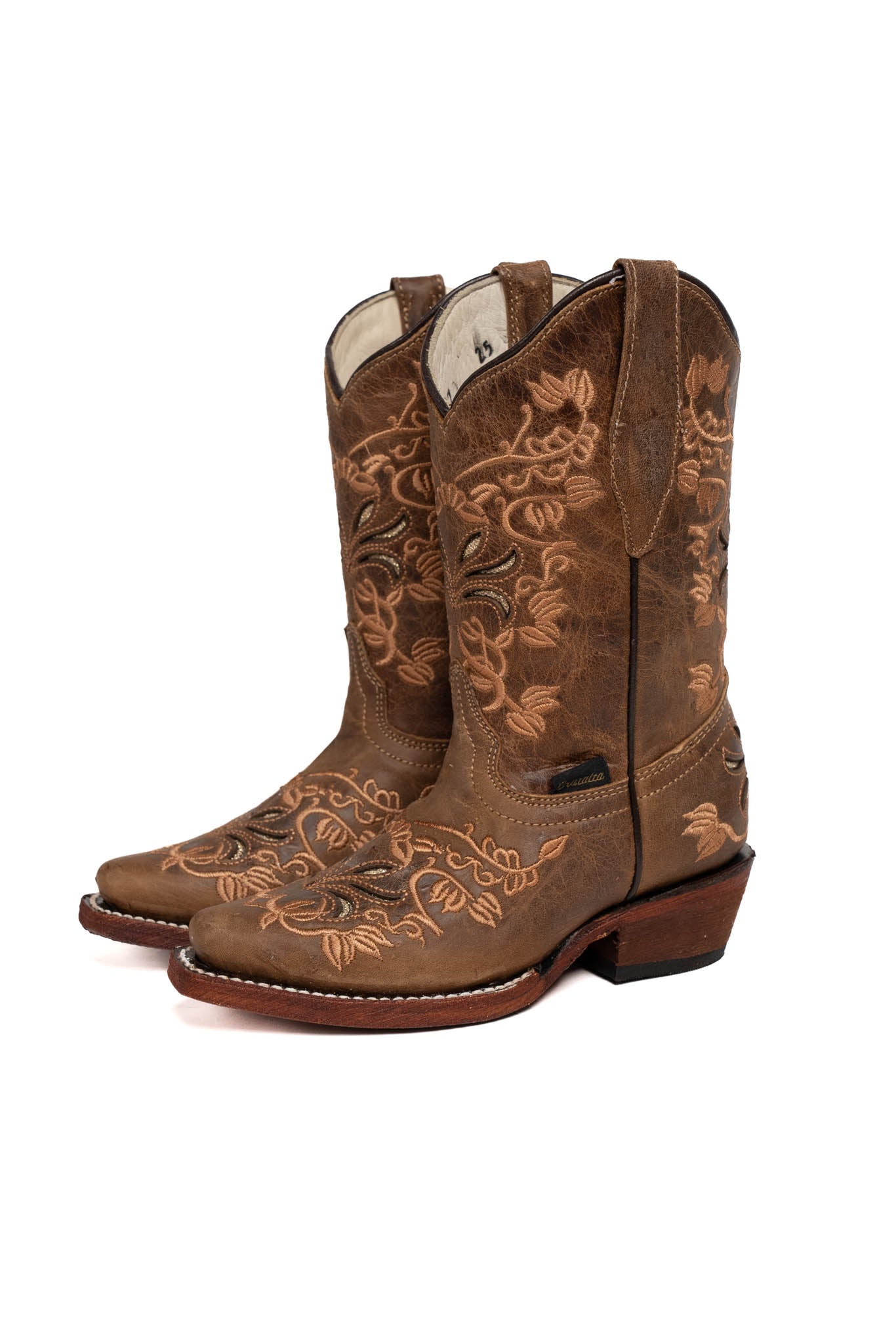 Little Otoño Capuchino Retro Cowgirl Boot