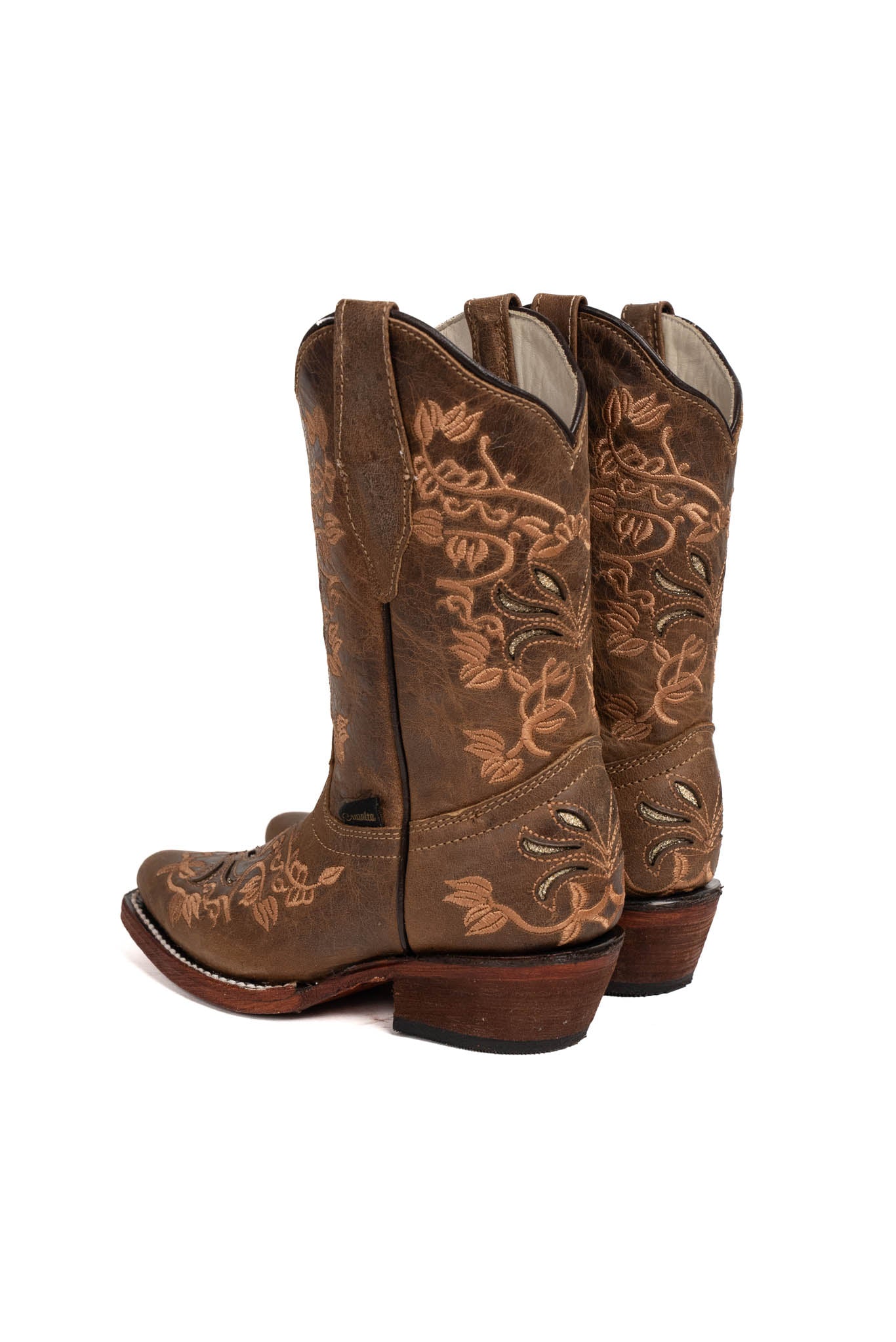 Little Otoño Capuchino Retro Cowgirl Boot