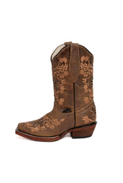 Little Otoño Capuchino Retro Cowgirl Boot