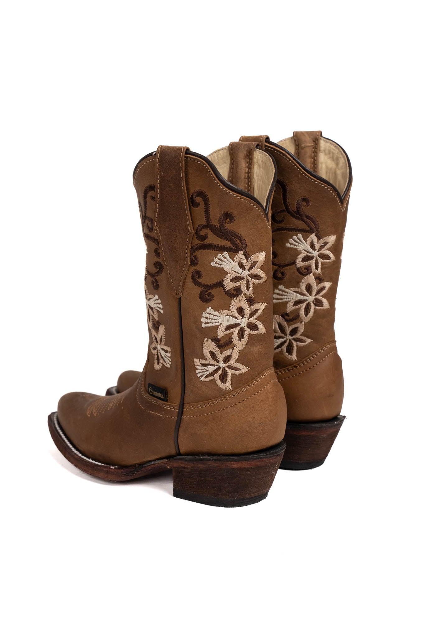 Little Renata Tabaco Retro Cowgirl Boot