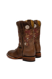 Little Flores Gasca Capuchino Square Toe Boot