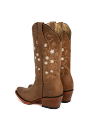 Flor Estrella Retro Cowgirl Boot