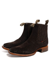 Bessero Cuero Cuello deToro Square Toe Men's Botin