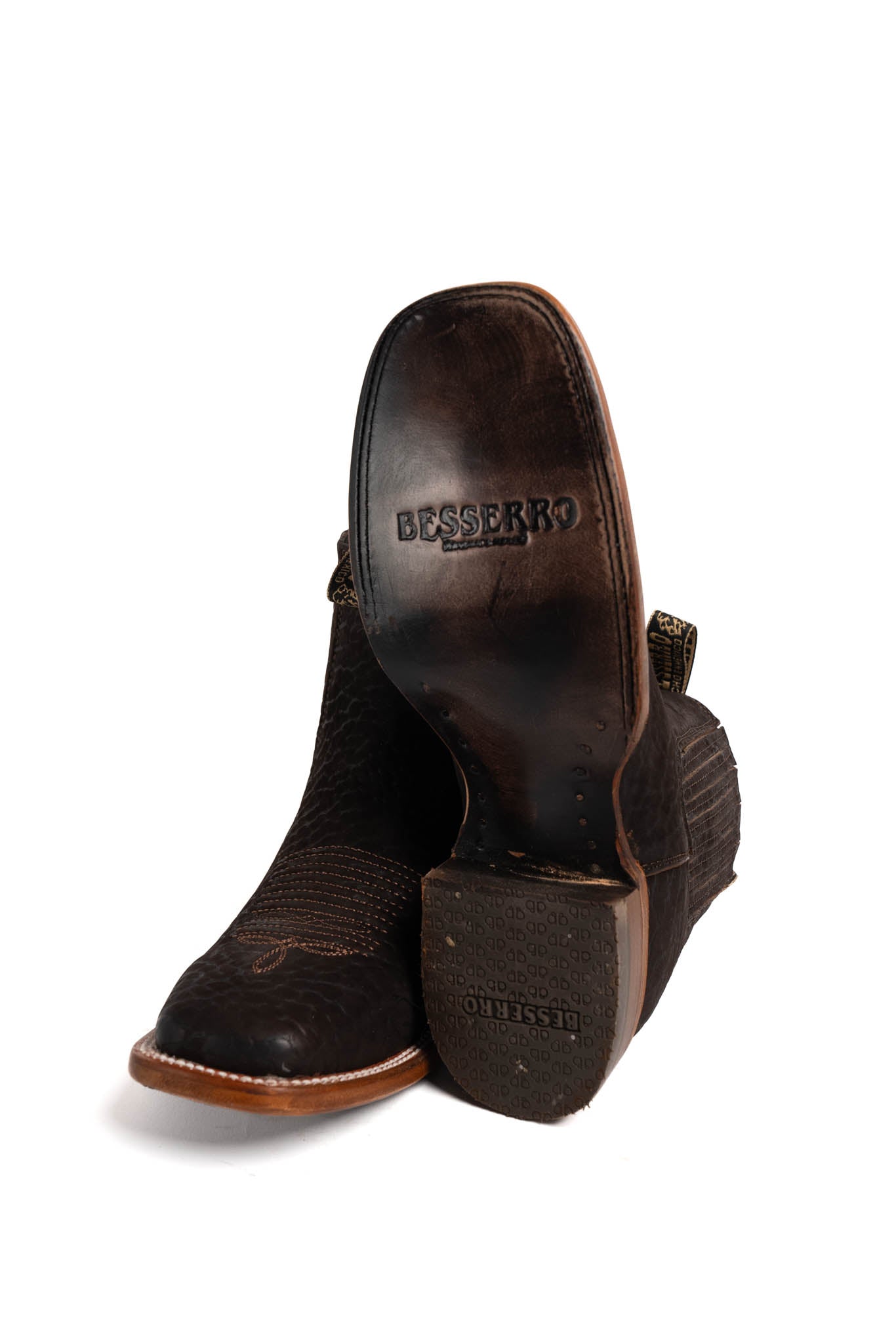 Bessero Cuero Cuello deToro Square Toe Men's Botin