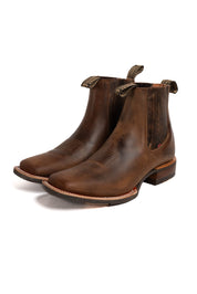 Bessero Hule Grysly Cafe Men's Botin Square Toe