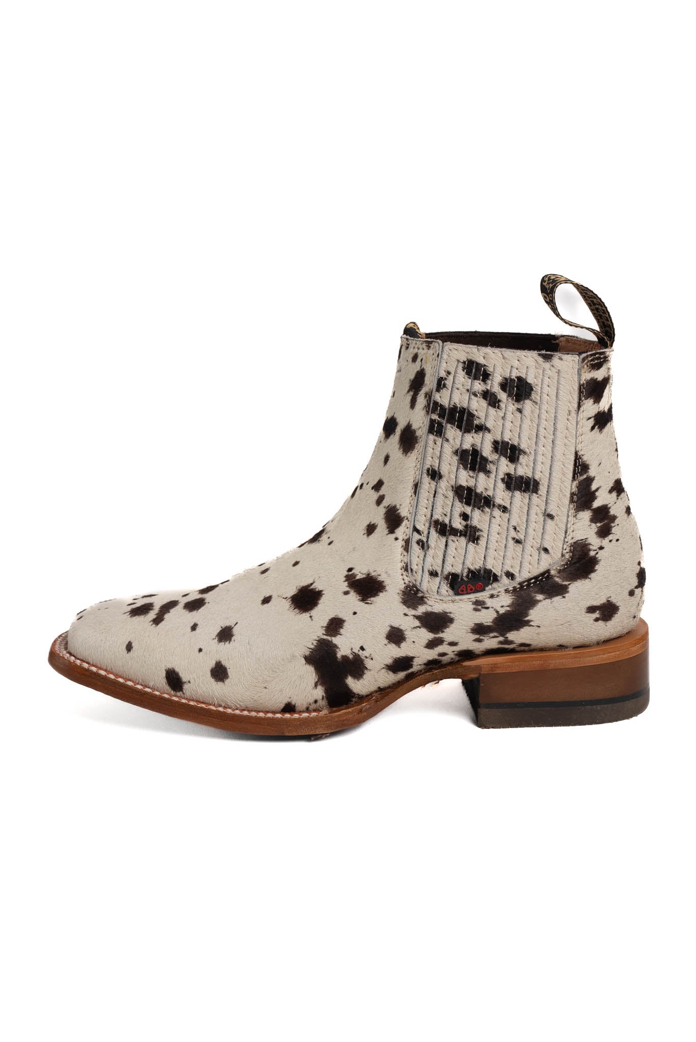 Bessero Pelo Faux Cuero Botin Square Toe