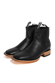 Atenas Negro Botin Square Toe