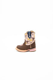 Baby Girl Creazy Tang Agave Rosa Boot