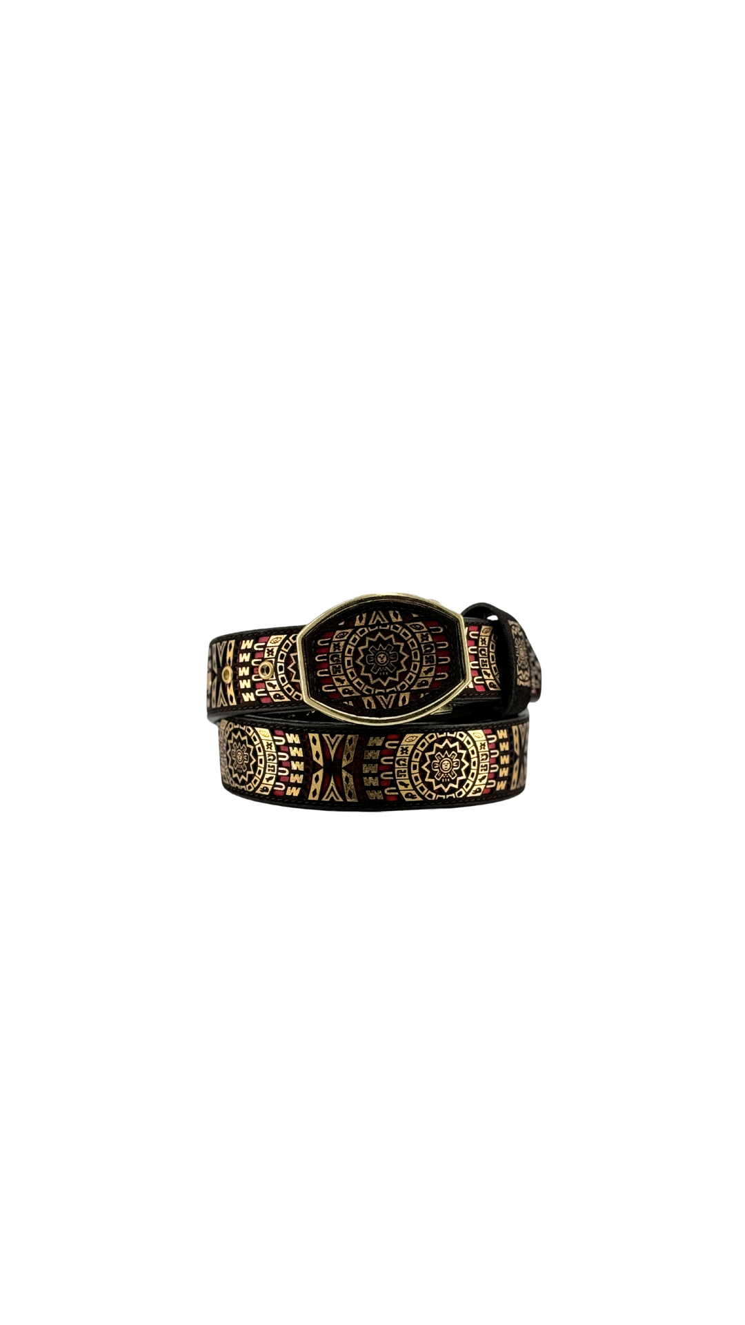 Rock'em Aztec Embroidered Cowboy Belt