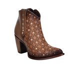 Cuadra CU481 LD Maple Laser & Crystals  & Studs Round Toe