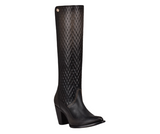 Cuadra CU601 LD Black Elastic Round Toe