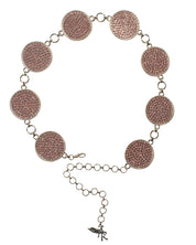 Angel Ranch Round Concho Crystal Inlay Cowgirl Belt