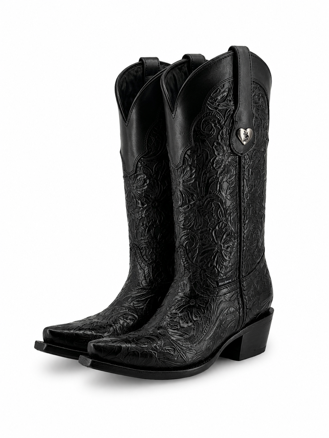 Mila Tooled Snip Toe Cowgirl Boot