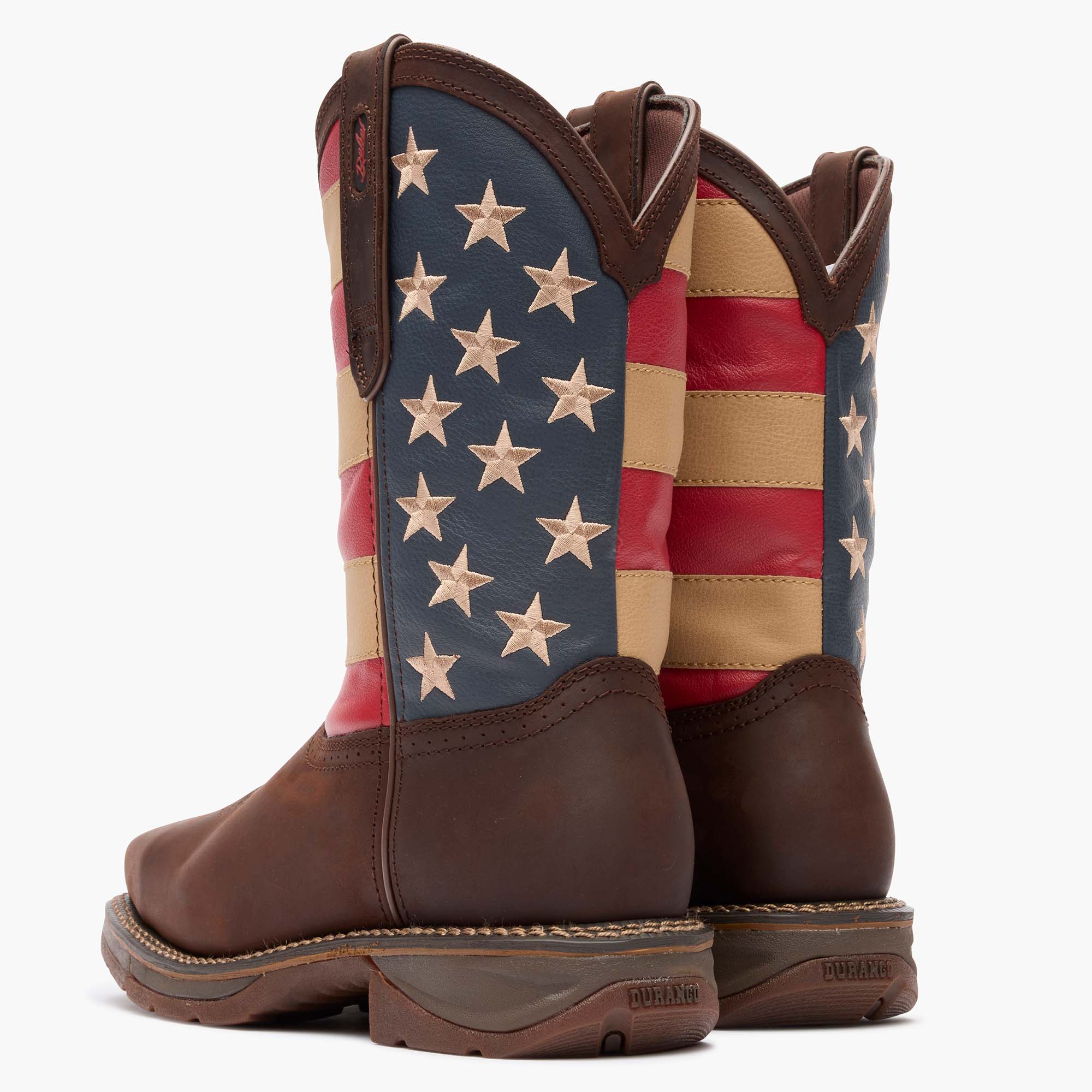 Durango DB020 Workin' Rebel Patriotic Steel Toe Work Boot