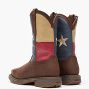Durango DB021 Workin' Rebel Texas Flag Steel Toe Work Boot