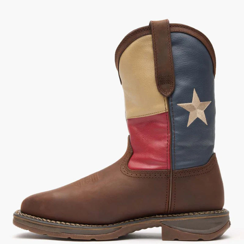 Durango DB021 Workin' Rebel Texas Flag Steel Toe Work Boot