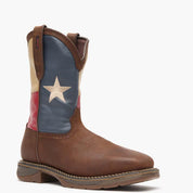 Durango DB021 Workin' Rebel Texas Flag Steel Toe Work Boot