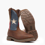 Durango DB021 Workin' Rebel Texas Flag Steel Toe Work Boot