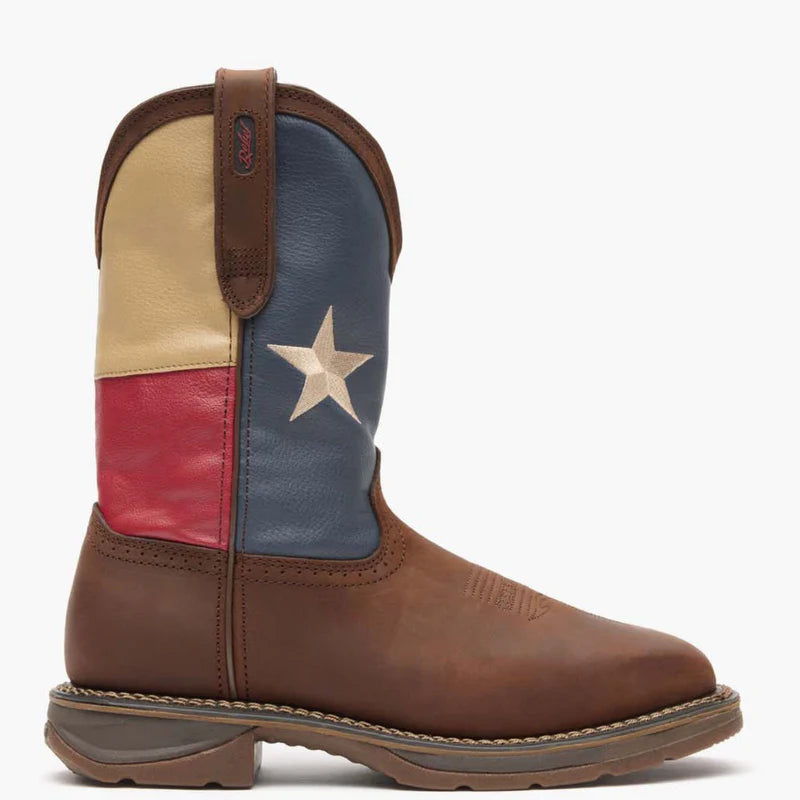 Durango DB021 Workin' Rebel Texas Flag Steel Toe Work Boot