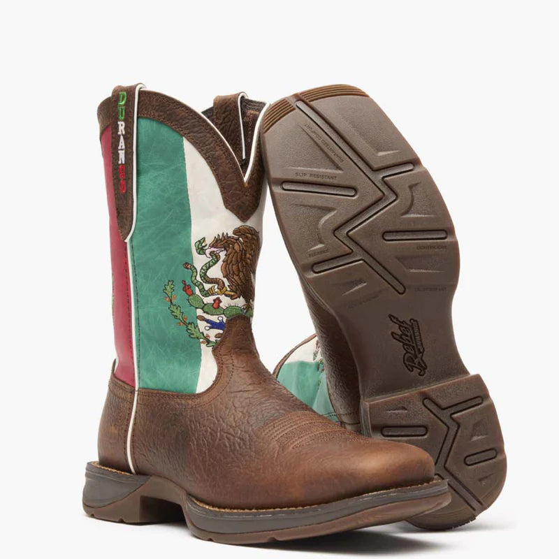 Durango DDB0430 Rebel Mexico Flag Western Boot