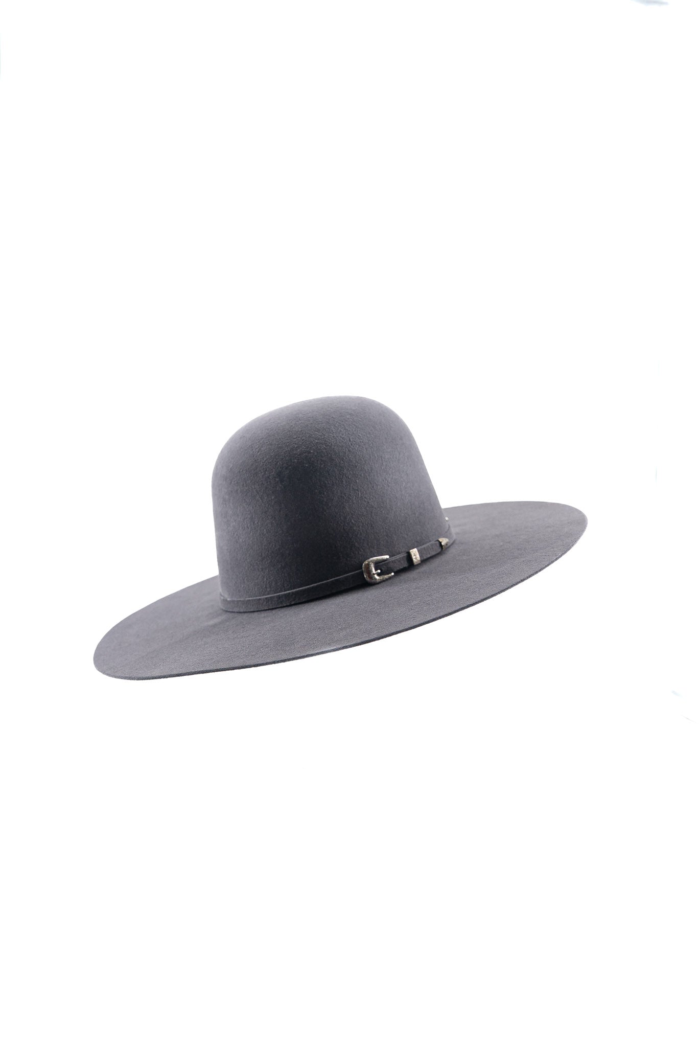 Rock'em 6X Dark Gray Beaver Open Crown Felt Cowboy Hat