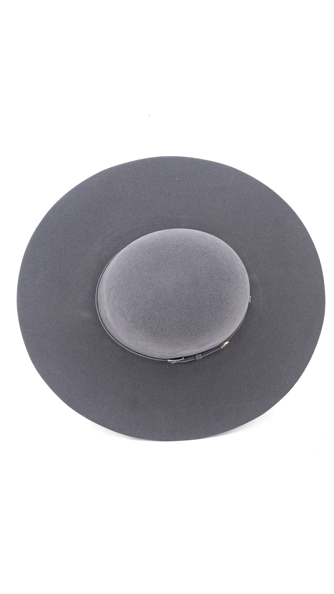 Rock'em 6X Dark Gray Beaver Open Crown Felt Cowboy Hat