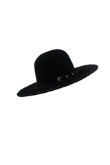 Rock'em 10X Black Grizzly Fur Open Crown Felt Cowboy Hat