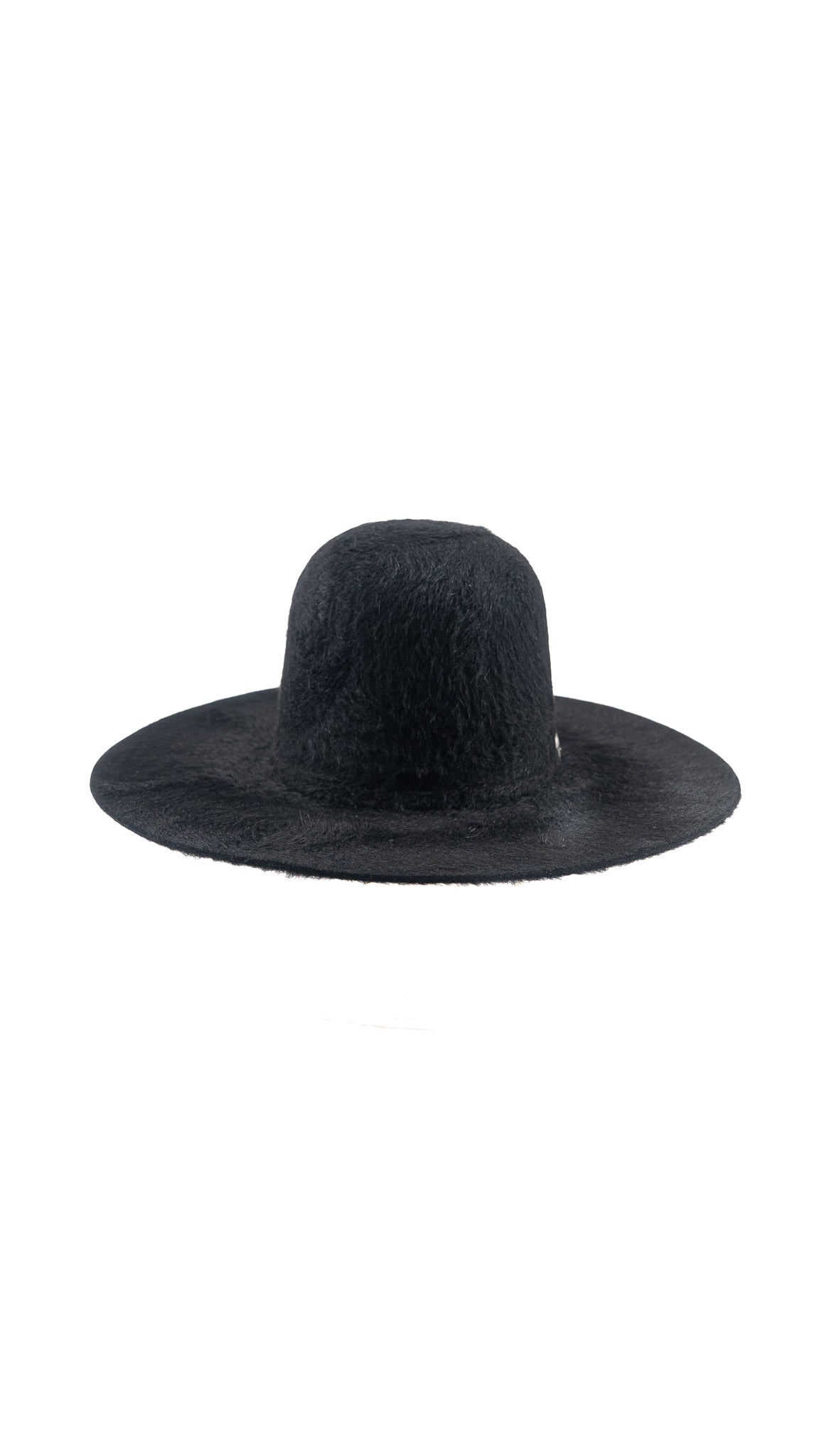 Rock'em 10X Black Grizzly Fur Open Crown Felt Cowboy Hat