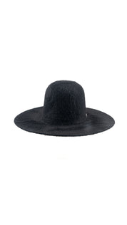 Rock'em 10X Black Grizzly Fur Open Crown Felt Cowboy Hat