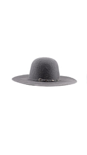 Rock'em 10X Dark Gray Grizzly Fur Open Crown Felt Cowboy Hat