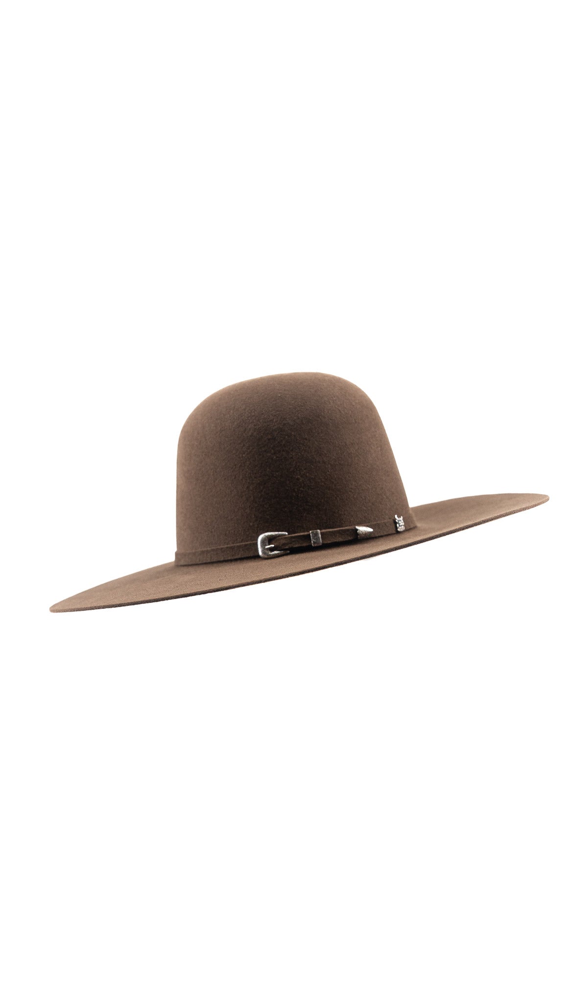 Rock'em 6X Castor Beaver Open Crown Felt Cowboy Hat