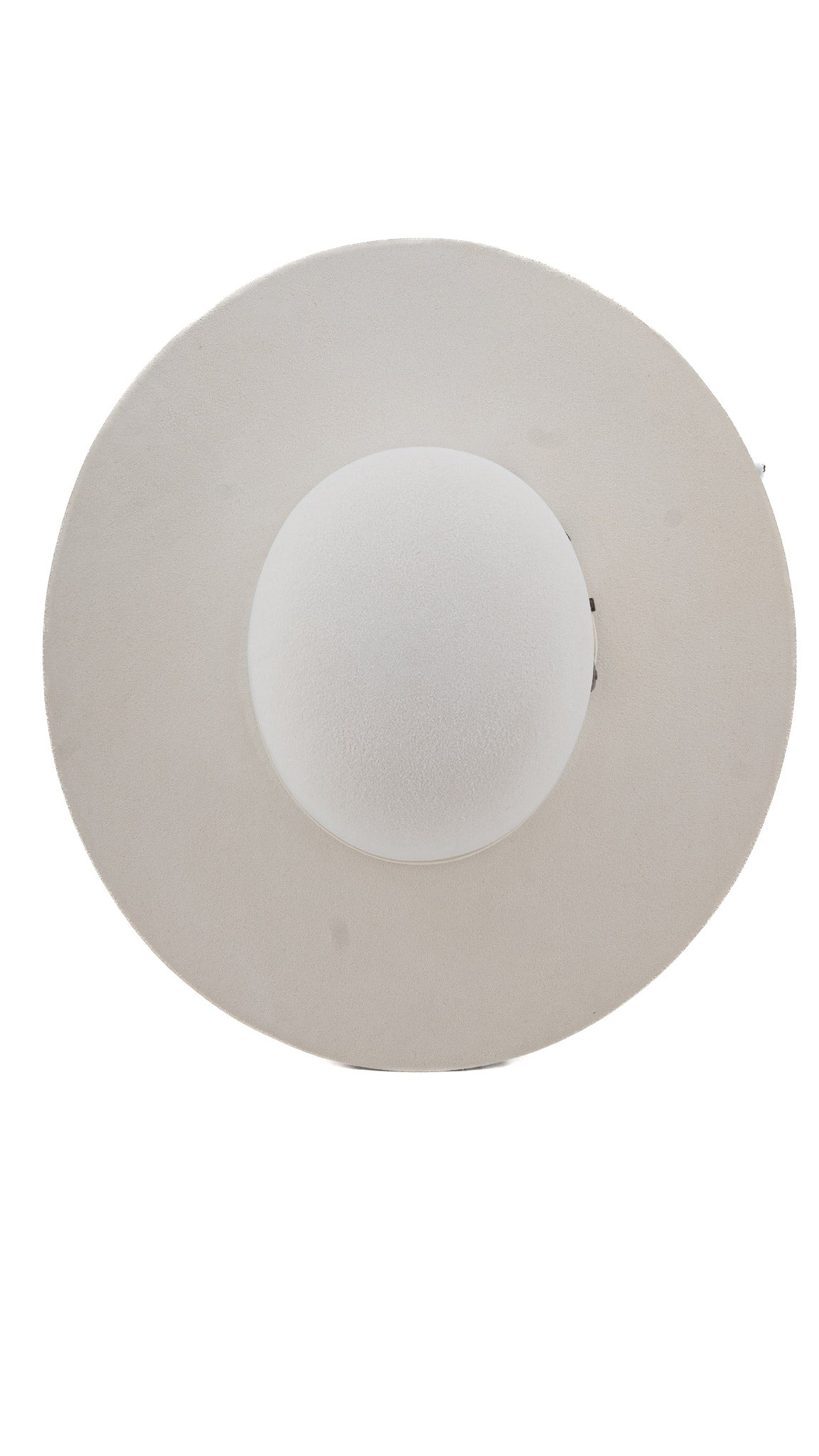 Rock'em 6X Winter White Beaver Open Crown Felt Cowboy Hat