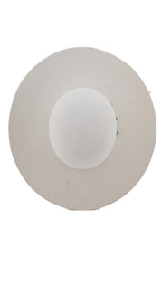 Rock'em 6X Winter White Beaver Open Crown Felt Cowboy Hat