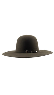 Rock'em 6X Olive Green Beaver Open Crown Felt Cowboy Hat