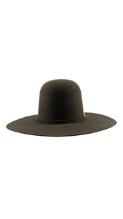 Rock'em 6X Olive Green Beaver Open Crown Felt Cowboy Hat