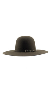 Rock'em 6X Olive Green Beaver Open Crown Felt Cowboy Hat