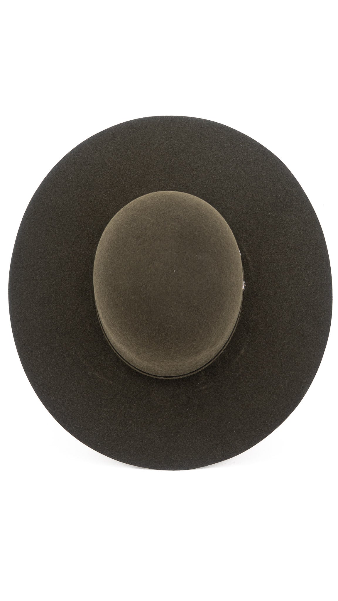 Rock'em 6X Olive Green Beaver Open Crown Felt Cowboy Hat
