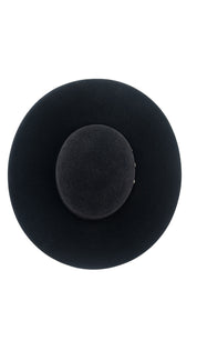 Rock'em 6X Black Beaver Open Crown Felt Cowboy Hat