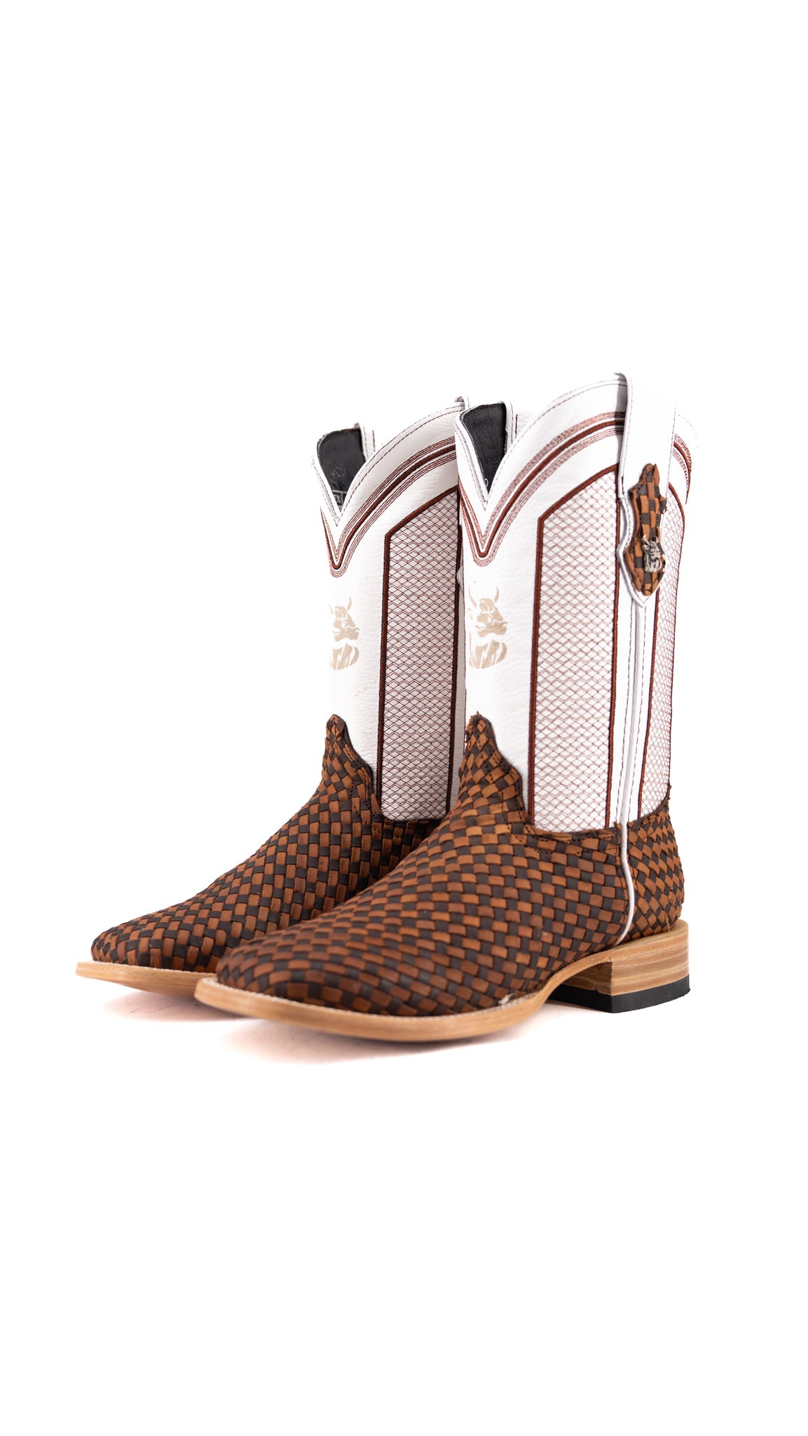 Julian Woven Square Toe Cowboy Boot