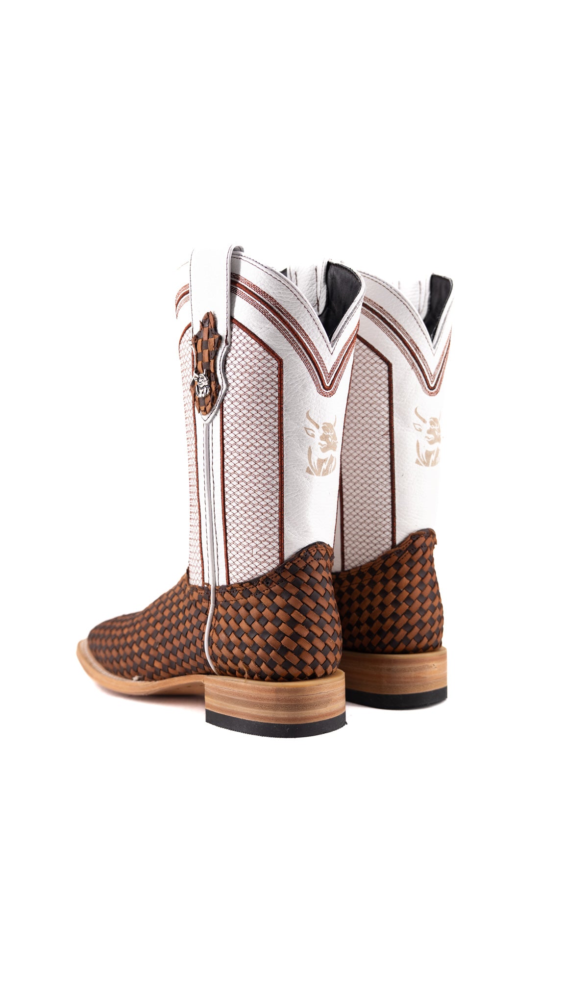 Julian Woven Square Toe Cowboy Boot