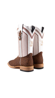 Julian Woven Square Toe Cowboy Boot